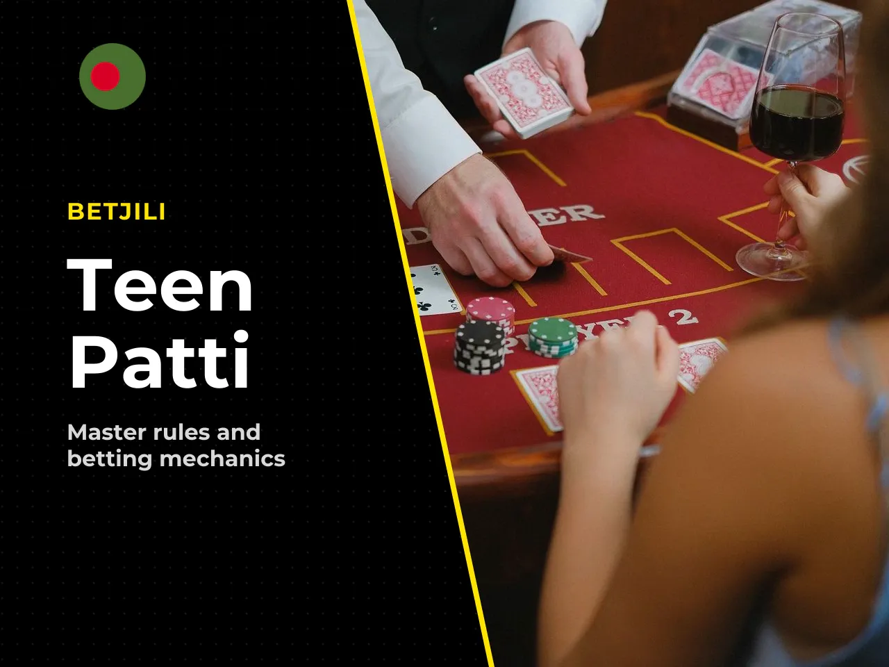 Chaal, Sideshow and Showdown. During betting, participants use three core mechanics. **Chaal** is the base bet that must be matched or raised to continue the round. If a player is not ready to risk mo