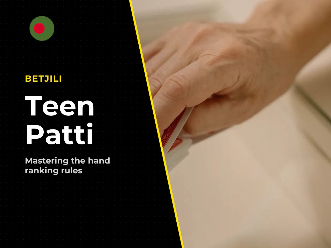 Hand Ranking in Teen Patti. The hierarchy of hands in teen patti is strictly regulated and runs from the strongest (Trail) to the weakest (High Card). This system determines who wins at the showdown. 