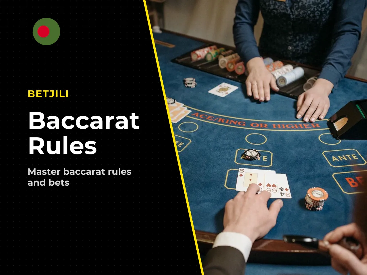 Baccarat rules, card values and core bets. The rules revolve around scoring from 0 to 9 and placing chips on one of three base positions, each tied to a precise mathematical expectation. The fundament