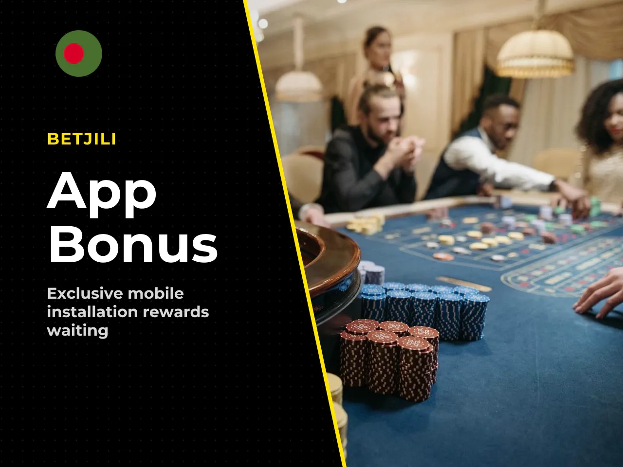 App Bonus and Bonus for First Access via the Application. The app bonus is a separate incentive for installing the programme on a smartphone and the first authorisation through mobile access. Platform