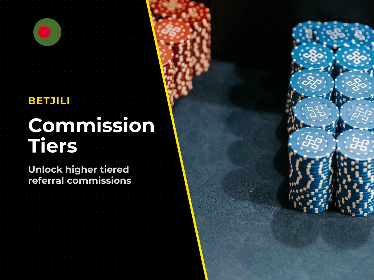 What Affects Your Commission Tier. Your commission percentage depends on the volume and quality of your audience, player engagement, and the range of products your referrals use. Platforms implement t